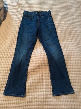 Veronica Beard Women’s Dark Blue Carly kick flare Jeans
